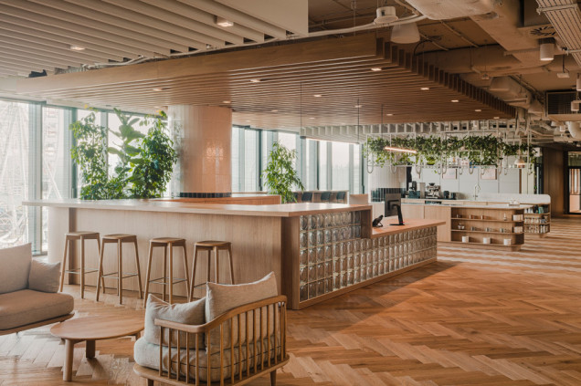 Biuro firmy Zendesk - recepzja