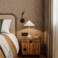 projekt wnętrza w stylu mid-century