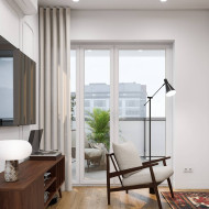mieszkanie w stylu mid-century projekt