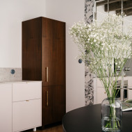 wnętrza krakowskiego apartamentu w zabytkowej kamienicy 