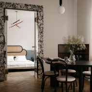 wnętrza krakowskiego apartamentu w zabytkowej kamienicy 