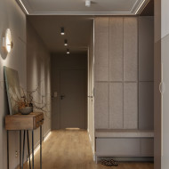 projekt wnętrza w kolorze taupe