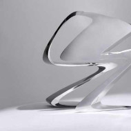 Zaha Hadid Architects, Z-Chair, krzesło w kształcie zygzaka 
