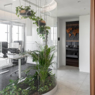 Apartament z palmiarnią w Warszawie