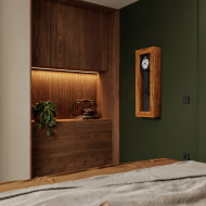 projekt wnętrza w stylu mid-century