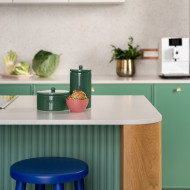 Joyful aesthetic projekt kolorowego mieszkania