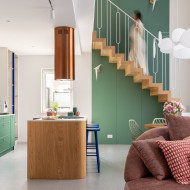 Joyful aesthetic projekt kolorowego mieszkania
