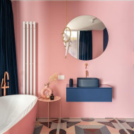 Joyful aesthetic projekt kolorowego mieszkania