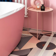 Joyful aesthetic projekt kolorowego mieszkania