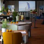 wnętrze włoskiej restauracji Capri w Marina Royale Darłowo