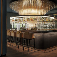 Wnętrza Crowne Plaza pod Paryżem od pracowni Tremend