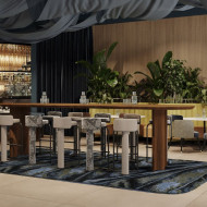 Wnętrza Crowne Plaza pod Paryżem od pracowni Tremend