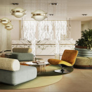 Wnętrza Crowne Plaza pod Paryżem od pracowni Tremend
