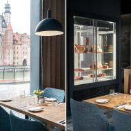 aranżacja wnętrza restauracji, projekt restauracji, restauracja w Gdańsku, wnętrze publiczne, pracownia LOFT, morski wystrój wnętrza, realizacja restauracji, restauracja TRUE, morskie wnętrze, drewno 