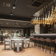 Wnętrze restauracji z włoską duszą