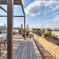 Projekt apartamentu z tarasem