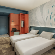 projekt hotelu przy AMBEREXPO