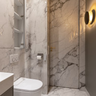 Sprytne podziały i luksus w stylu modern classic