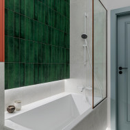 Penthouse w zieleni i terakocie