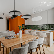 Penthouse w zieleni i terakocie