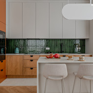 Penthouse w zieleni i terakocie