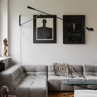 Apartament na Mokotowie ze sztuką w roli głównej