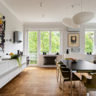 Apartament na Mokotowie ze sztuką w roli głównej
