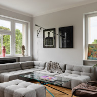 Apartament na Mokotowie ze sztuką w roli głównej