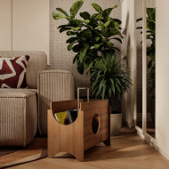 projekt wnętrza w stylu mid-century