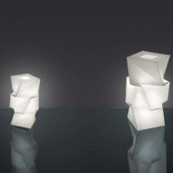 Issey Miyake, In-Ei, plisowane lampy z tkaniny, Artemide