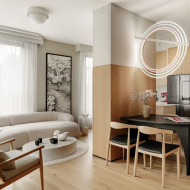 Sopocki apartament w stylu japandi