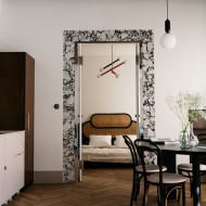 wnętrza krakowskiego apartamentu w zabytkowej kamienicy 