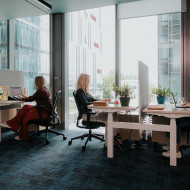 Projekt biura coworking w duchu less waste