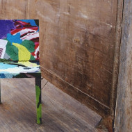 Tobias Juretzek, Rememberme Chair, krzesła ze starych ubrań i żywicy