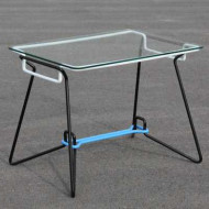 Schwab/Panther, SP7 Cofee Table, stół ze stalową konstrukcją, stół z drutu