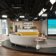 Aranzącja wnętrz studia TV