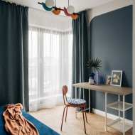 nowoczesne mieszkanie studenckie, salon