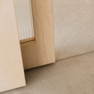 MInimalistycnze mieszkanie z drewnem w Poznaniu