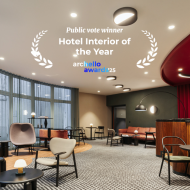 Mercure Wien City z tytułem Hotel Interior of the Year 2025.