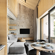 apartament a górskim akcentem projekt
