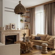 Wnętrze domu w stylu boho