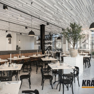 sufit podwieszany z listwy kubicznej firmy KRAFT