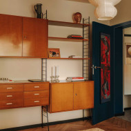 Aranżacja mieszkania ze skosami w stylu vintage