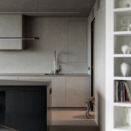 Monochromatyczny penthouse w Bydgoszczy