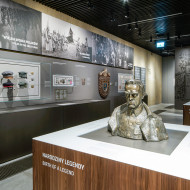 Nowoczesne wnętrza Muzeum Piłsudskiego w Sulejówku 