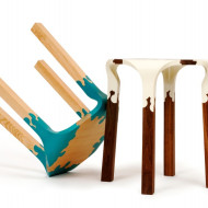 plastic nature, stołki, pelidesign, alexander pelikan, wystrój wnętrz, meble, plastic nature stool