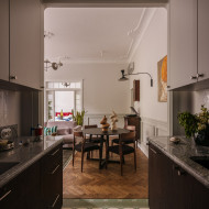 Secesyjny apartament redefiniujący współczesną elegancję