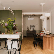 Elegancja w centrum Krakowa projekt mieszkania